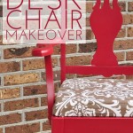 Adventures in Pinterest | Desk Chair Makeover