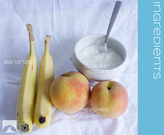 peach banana yogurt