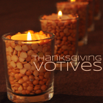 Holiday Preparation Day 20 | DIY Thanksgiving Votives