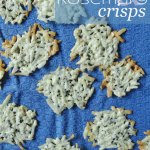 Gluten Free Day 10 | Parmesan and Rosemary Crisps