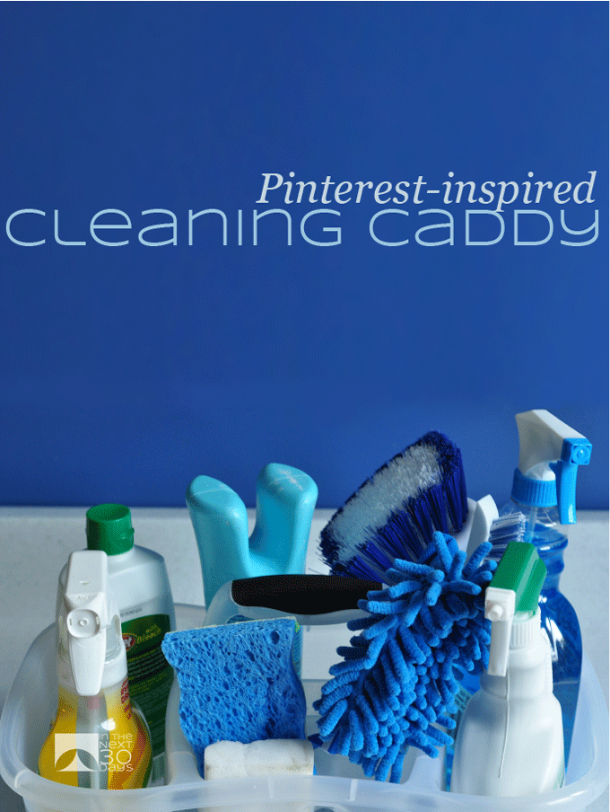 Pinterest Inspired Cleaning Caddy