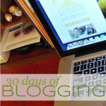 Blogging Day 1 