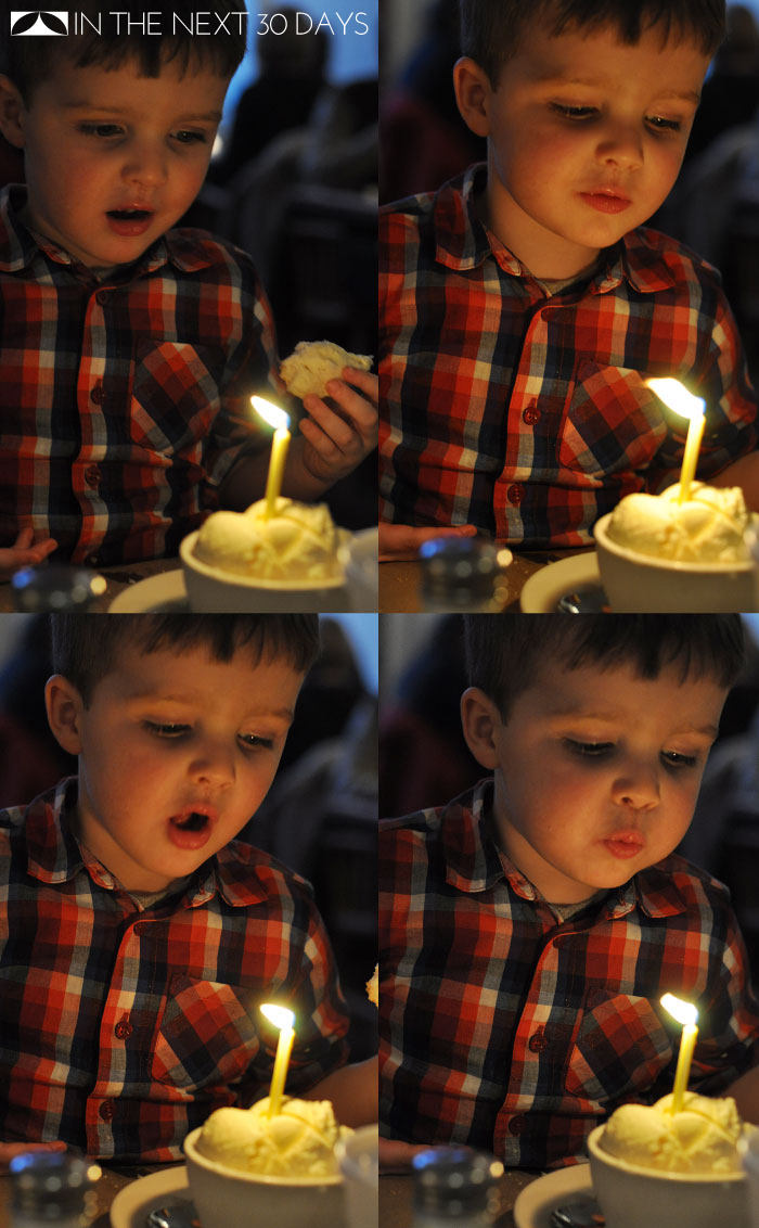 These are the photos from my son's third birthday, shot with manual mode and inspired my The Unexpected Everyday @clickitupanotch. | In The Next 30 Days