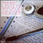 Power of She Day 11 | Listen To Your Mother and To Me