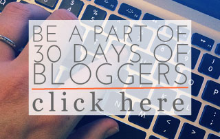 30 Days of Bloggers